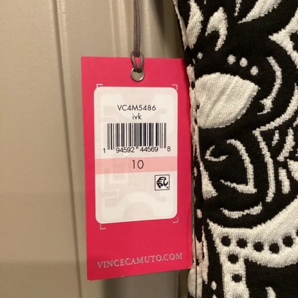 Vince Camuto Floral Jacquard Knit Sheath Dress, size 10 - Picture 9 of 13